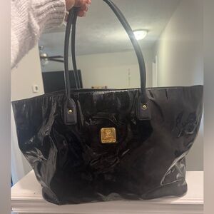MCM Patent Leather XL Tote